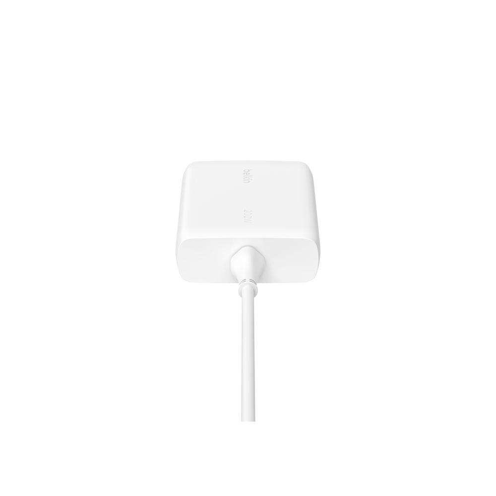Chargeur BoostCharge Pro GaN 4 ports USB-C (200 W) BLANC