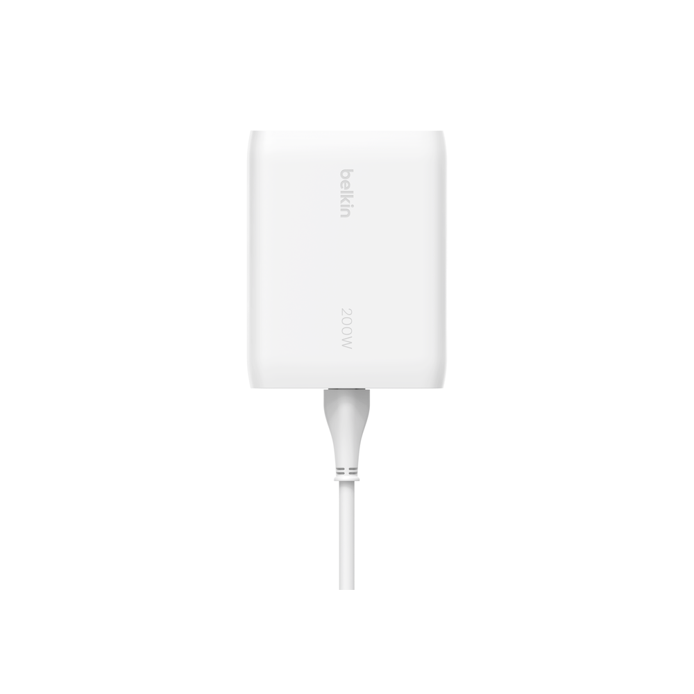 Chargeur BoostCharge Pro GaN 4 ports USB-C (200 W) BLANC