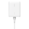 Chargeur BoostCharge Pro GaN 4 ports USB-C (200 W) BLANC