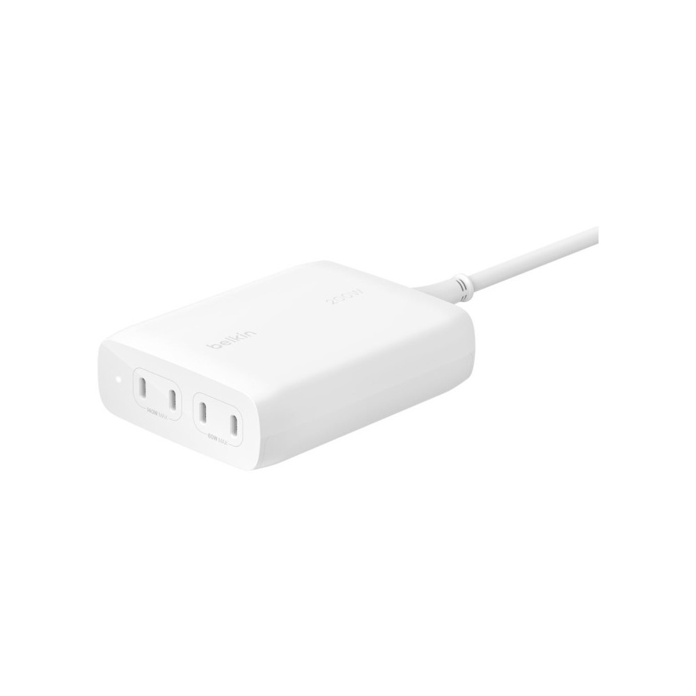 Chargeur BoostCharge Pro GaN 4 ports USB-C (200 W) BLANC