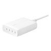 Chargeur BoostCharge Pro GaN 4 ports USB-C (200 W) BLANC
