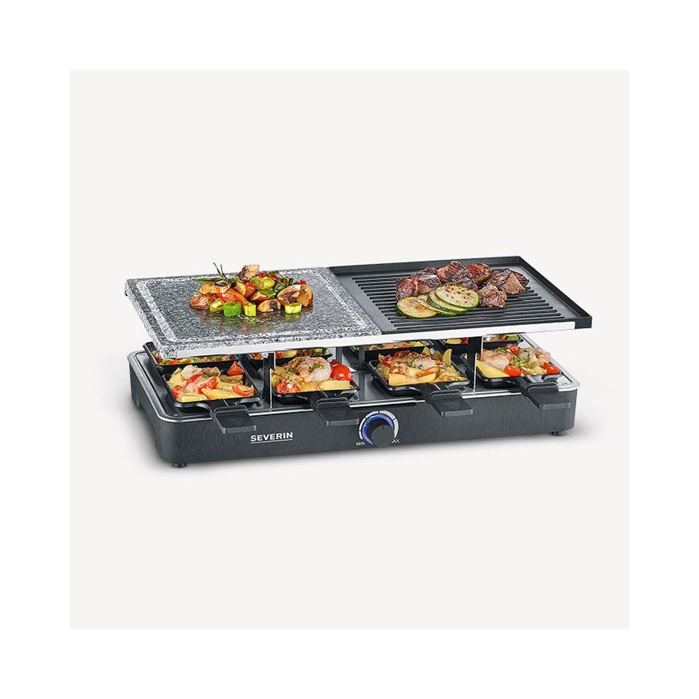Appareil A Raclette Multifonction SEVERIN / 1300W /  Noir / RG2371