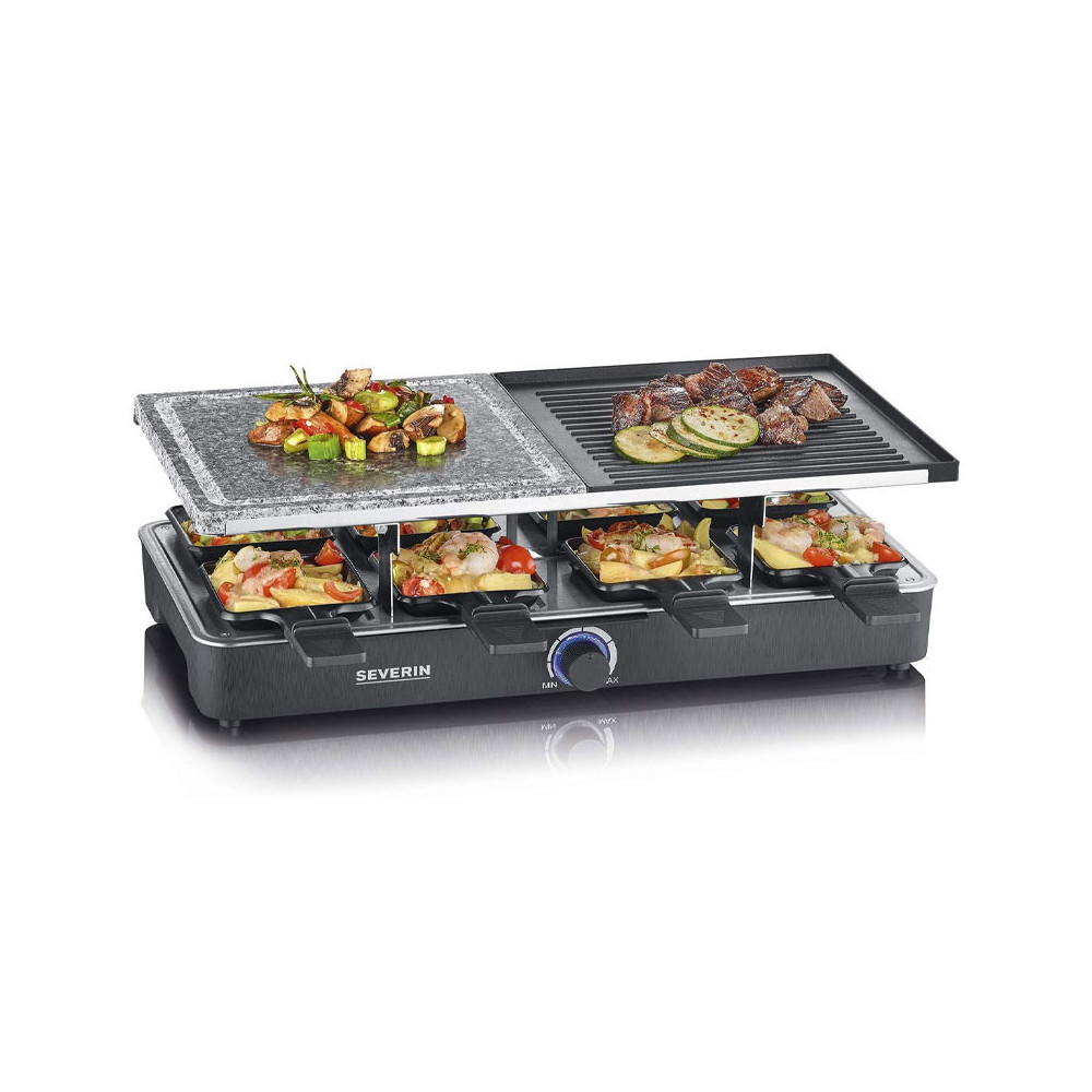 Appareil A Raclette Multifonction SEVERIN / 1300W /  Noir / RG2371
