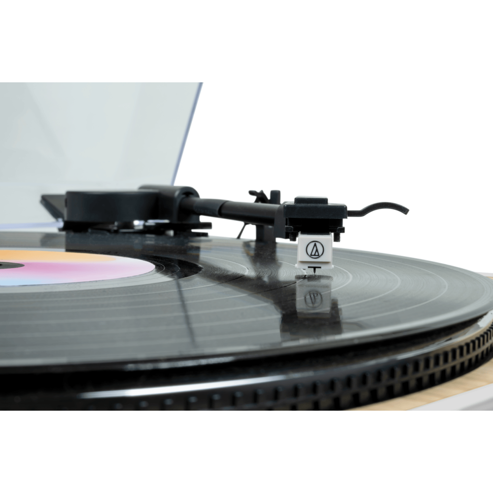 Platine Vinyle Design THOMSON TT301 - Blanc&Bois