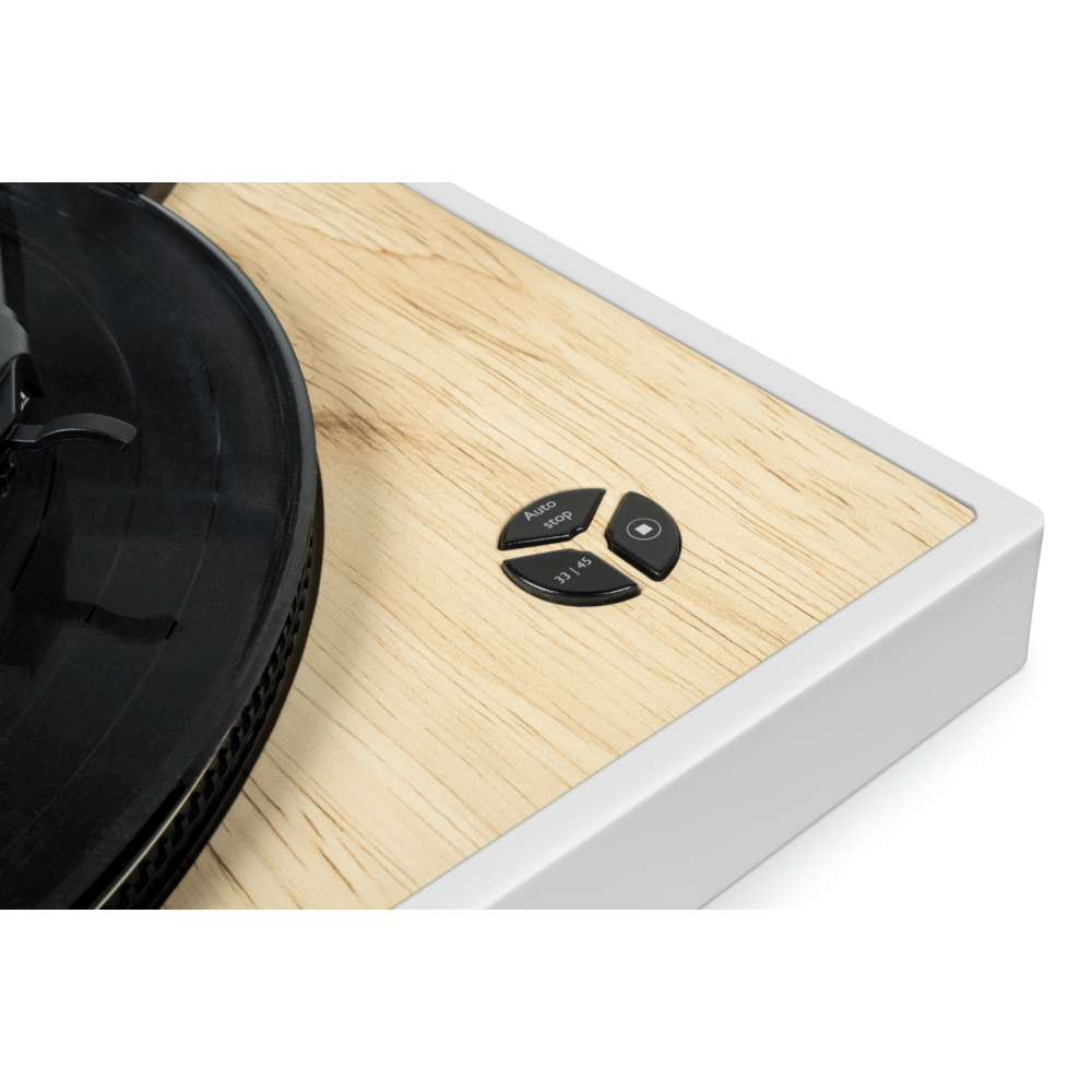 Platine Vinyle Design THOMSON TT301 - Blanc&Bois