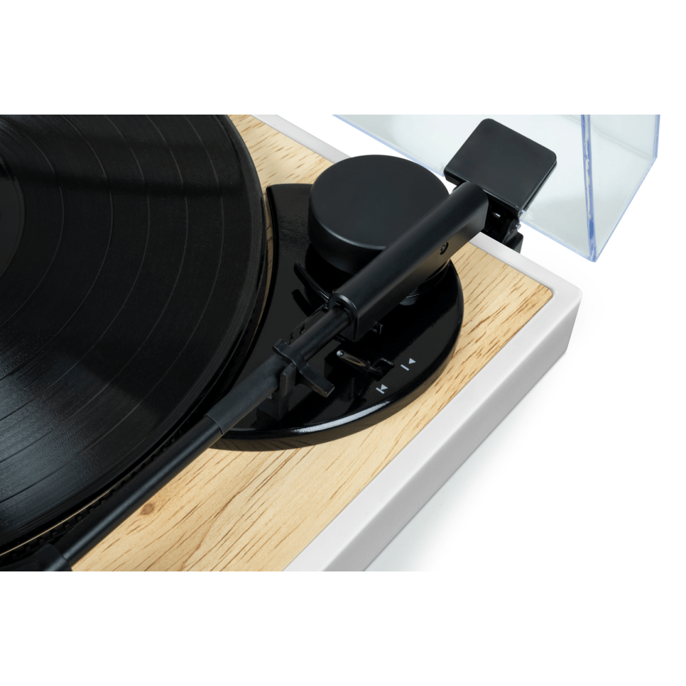 Platine Vinyle Design THOMSON TT301 - Blanc&Bois