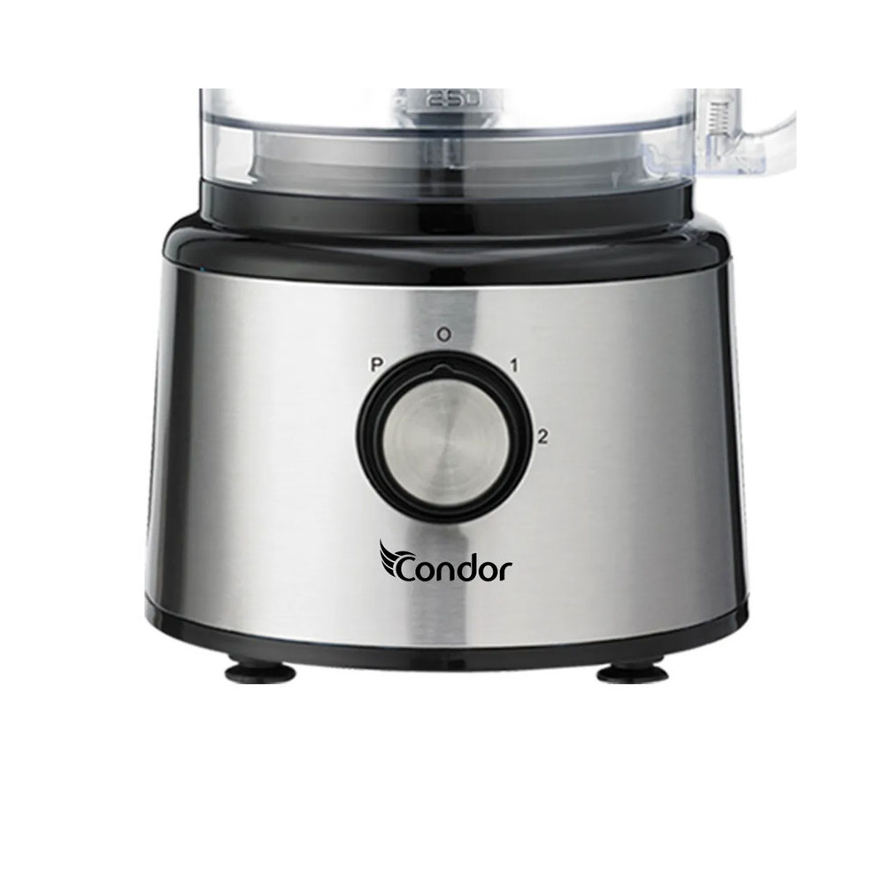 ROBOT DE CUISINE CONDOR  Multifonctions MASTER MIX 750W / 2.3 L / SILVER