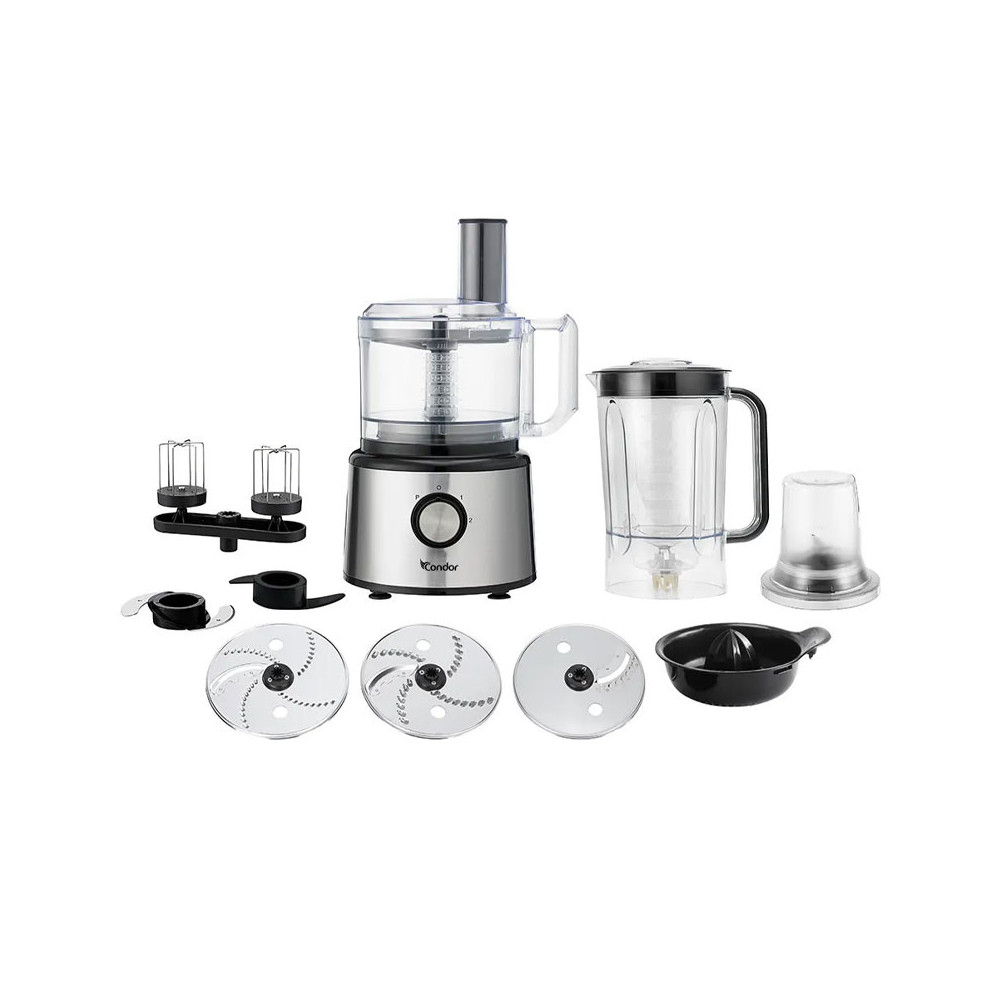 ROBOT DE CUISINE CONDOR  Multifonctions MASTER MIX 750W / 2.3 L / SILVER