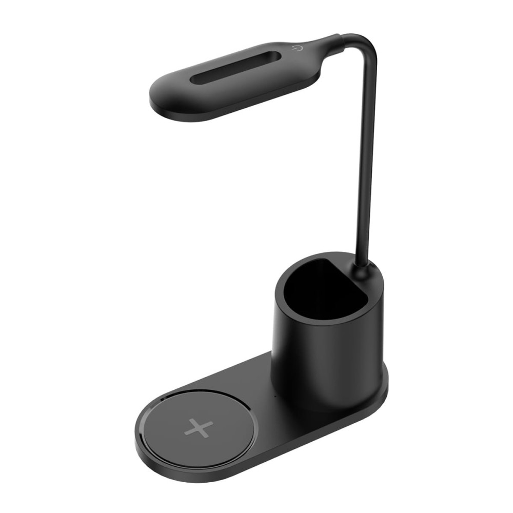 Lampe & Chargeur sans fil Platinet PDL1930 / 10W / Noir