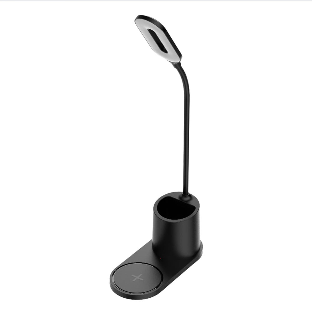 Lampe & Chargeur sans fil Platinet PDL1930 / 10W / Noir