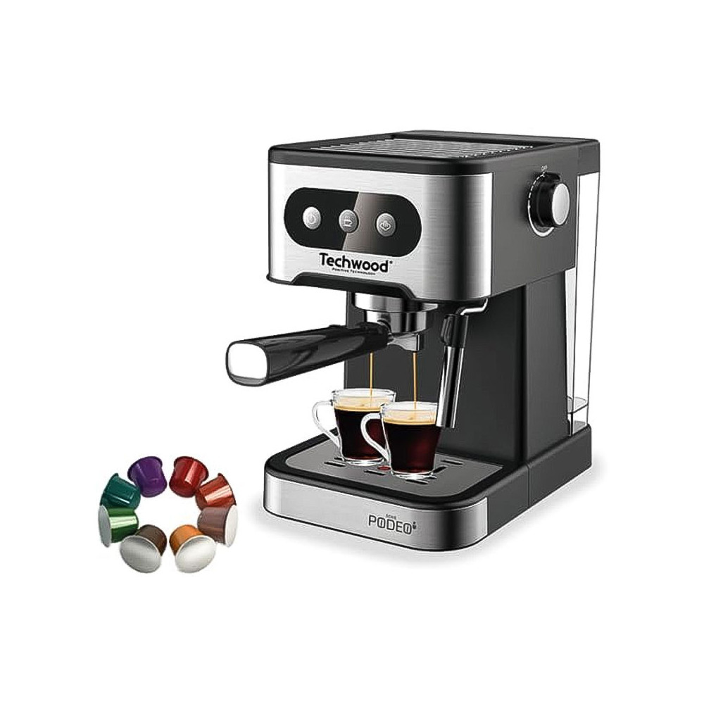 Machine Expresso TECHWOOD 1.5L / 1350W / Noir / TCA-156EXN