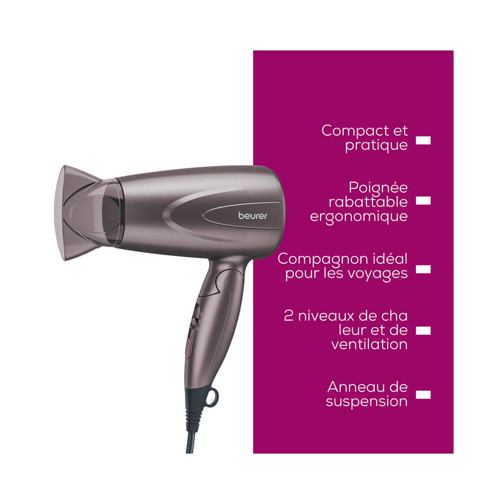 Sèche-Cheveux PROFESSIONNEL BEURER 1300W  / HC17