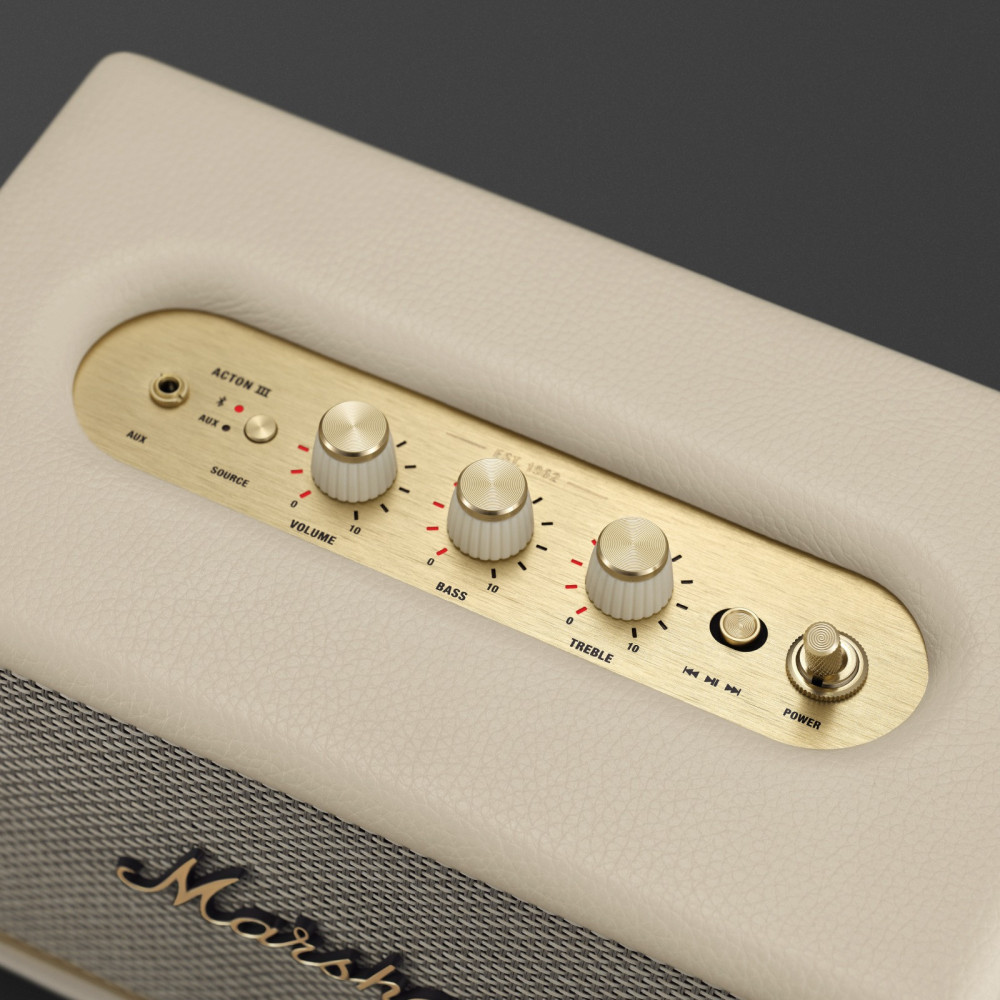 Haut Parleur Sans Fil MARSHALL Acton III Bluetooth - CREAM