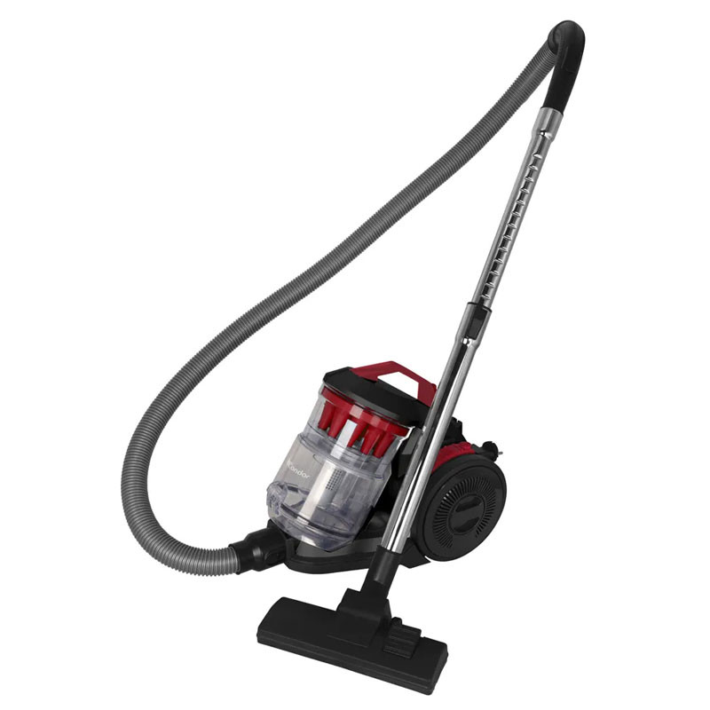 ASPIRATEUR CONDOR TRAINEAU 2000W NOIR/ROUGE