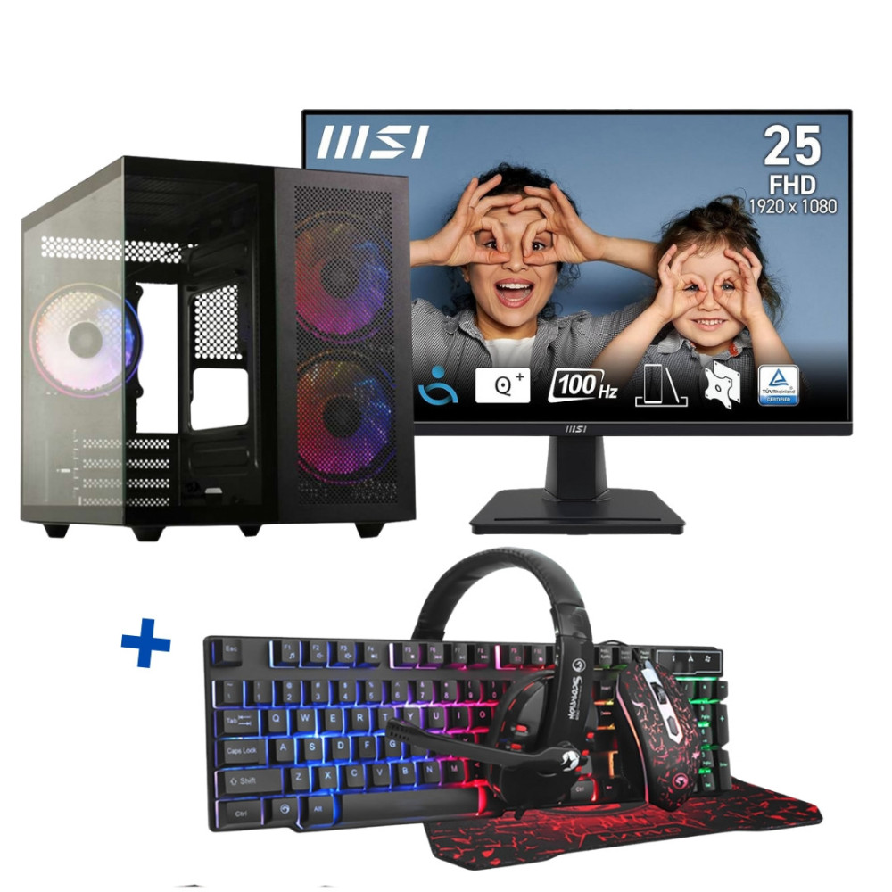 Pc de bureau Gamer / Ryzen 5 3600 / RTX 3050 VENTUS 2X XS OC 6G / 16 Go
