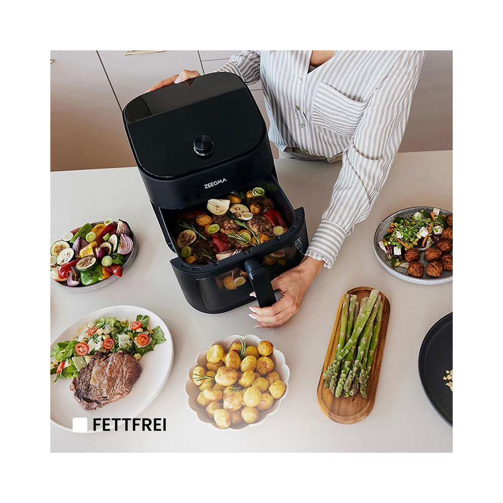 Friteuse Sans Huile ZEEGMA 20231092 1600W - Noir