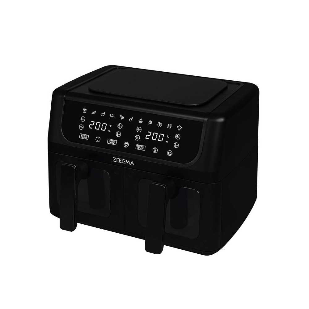 AIR FRYER  DOUBLE GRANDE DOUBLE SANS HUILE 9L 1700W TIROIRS SANS GRAISSE