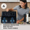 AIR FRYER GRANDE DOUBLE ZEEGMA SANS HUILE 9 Litres 1700W / ZKUCKNAPDUALBLACK