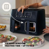 AIR FRYER GRANDE DOUBLE ZEEGMA SANS HUILE 9 Litres 1700W / ZKUCKNAPDUALBLACK