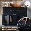 AIR FRYER GRANDE DOUBLE ZEEGMA SANS HUILE 9 Litres 1700W / ZKUCKNAPDUALBLACK