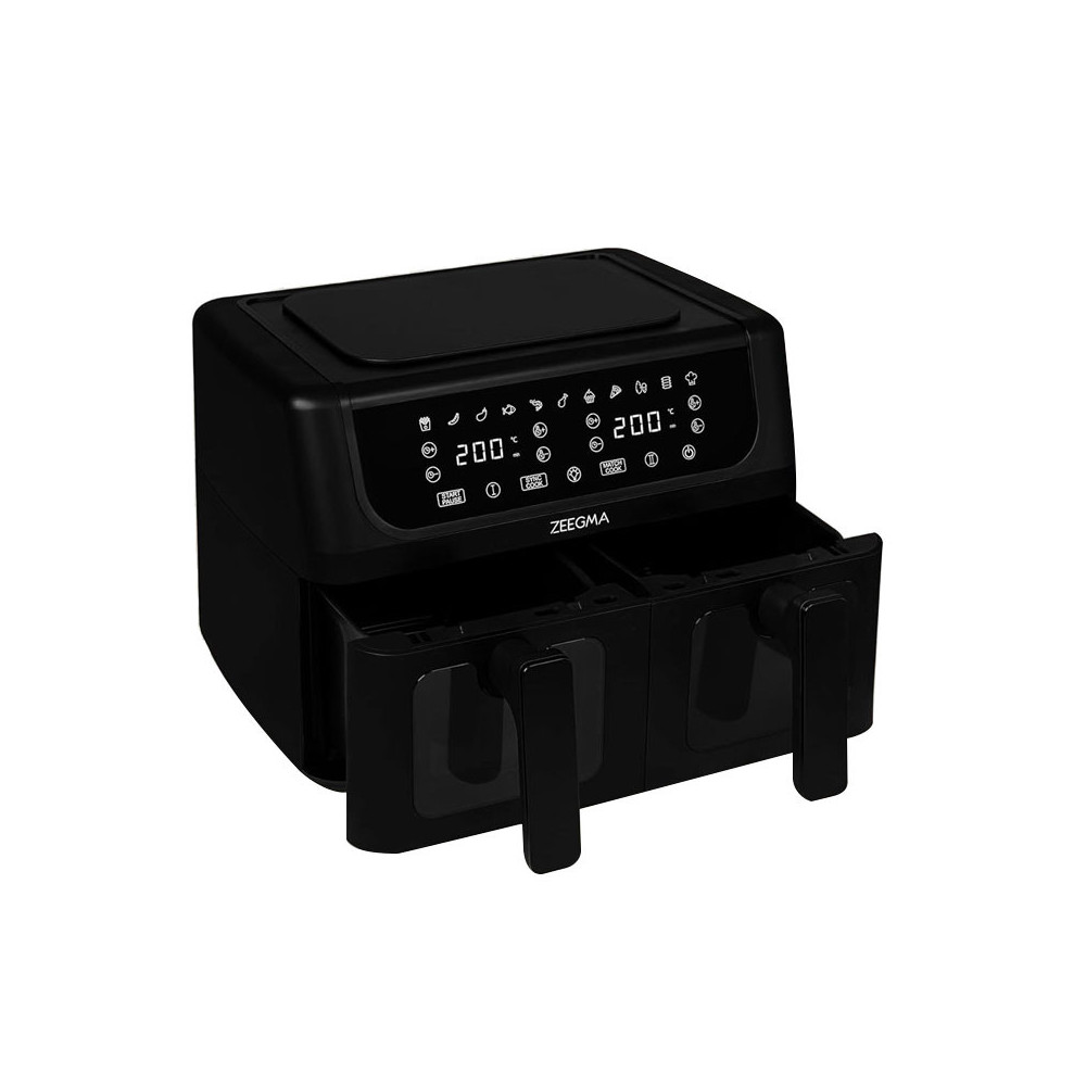 AIR FRYER  DOUBLE GRANDE DOUBLE SANS HUILE 9L 1700W TIROIRS SANS GRAISSE