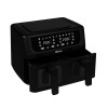 AIR FRYER GRANDE DOUBLE ZEEGMA SANS HUILE 9 Litres 1700W / ZKUCKNAPDUALBLACK