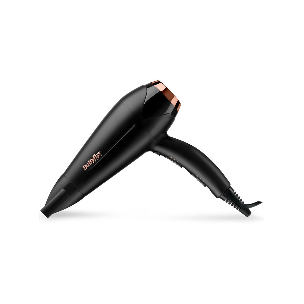 Sèche-cheveux Babyliss Turbo Shine D570E / 2200 W / Noir & Gold