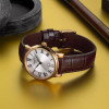 Montre Tissot CARSON L PVD RS CUIR MAR CAD BLA CHIF ROM T1222103603300