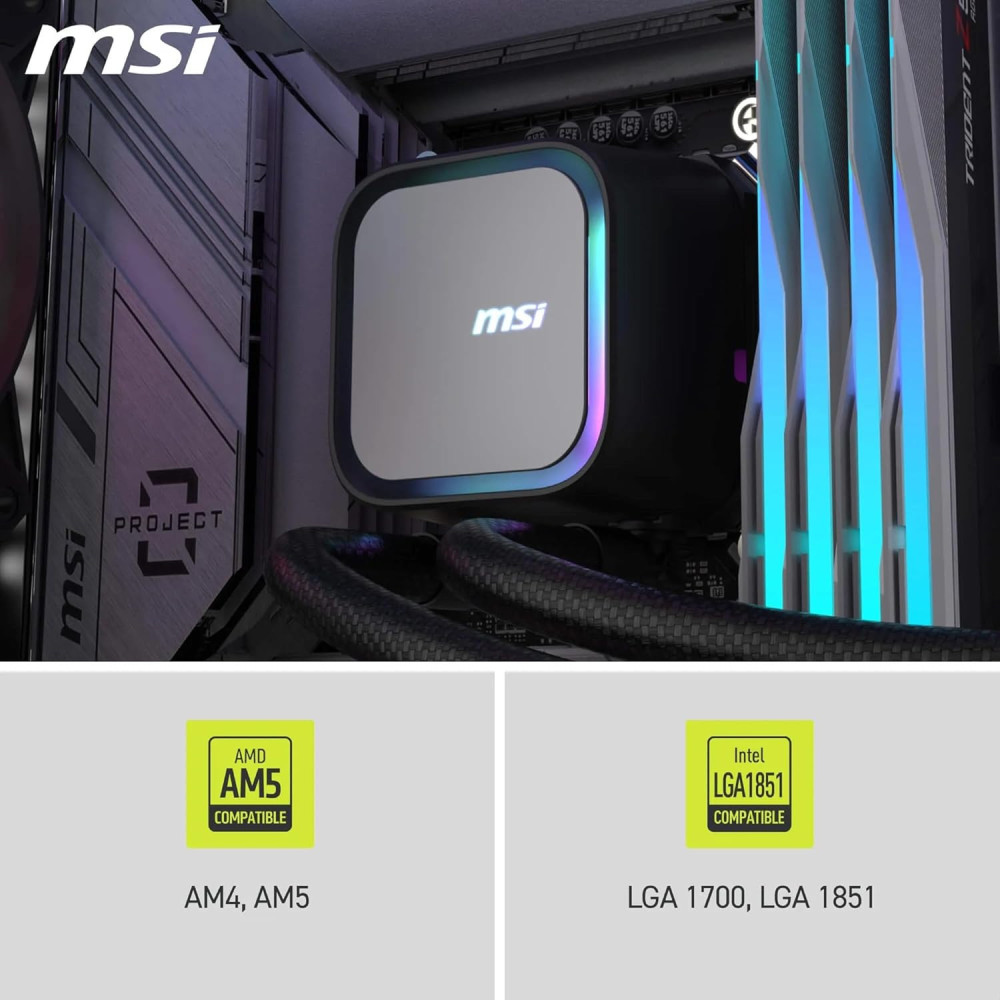 Kit de Watercooling MSI MAG CORELIQUID A13 360 Black / ARGB