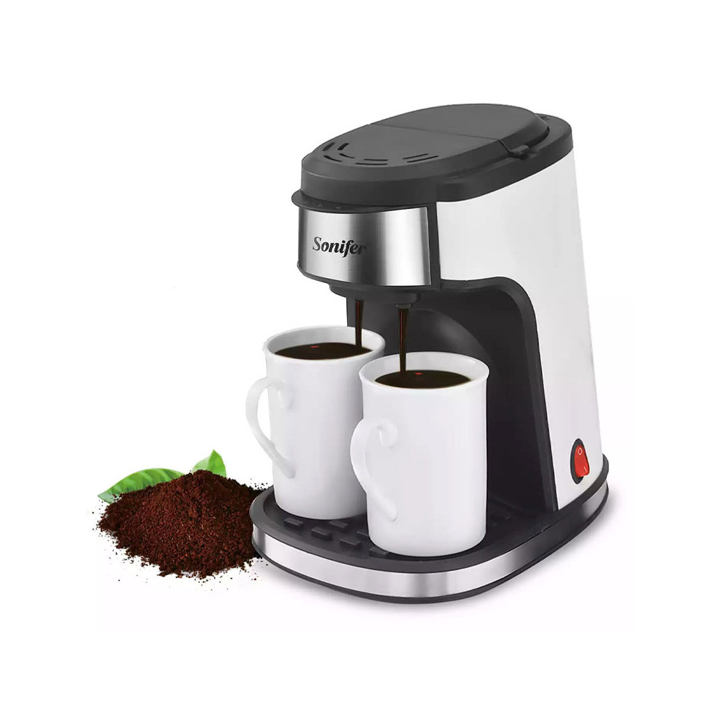 Machine à café SONIFER 2 Tasses 500ml / Blanc / SF-3540