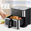 AIR FRYER SONIFER 10Litres / Noir et Silver/  SF-1042