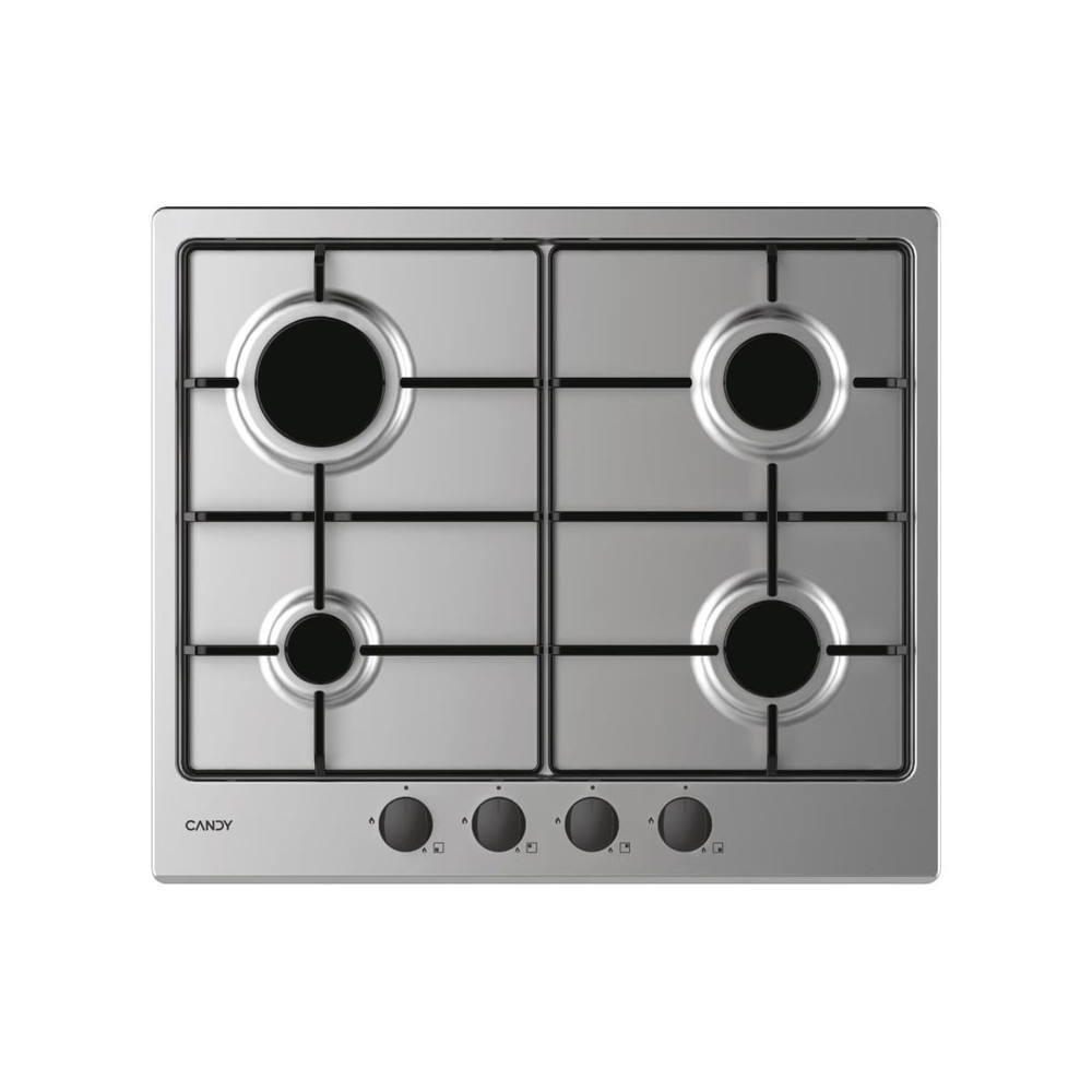 PLAQUE ENCASTRABLE CANDY 4 FEUX / INOX / CM6PBRX-4U2