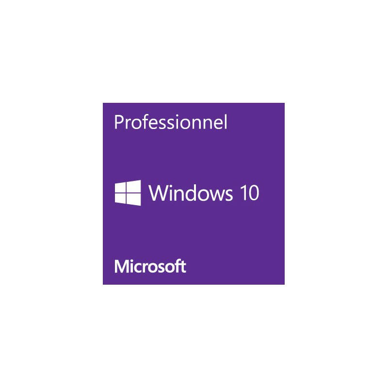 Microsoft Windows 10 Professionnel 64 bits (français) - OEM