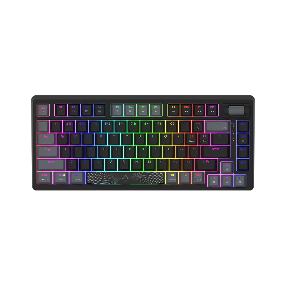Clavier Gaming Filaire Mécanique AQYRIS ADARA MINI LE / 100% Anti-Ghosting / RGB / USB-C / Noir