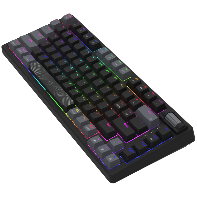 Clavier Gaming Filaire Mécanique AQYRIS ADARA MINI LE / 100% Anti-Ghosting / RGB / USB-C / Noir