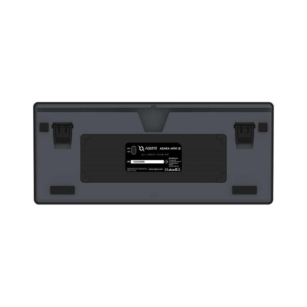 Clavier Gaming Filaire Mécanique AQYRIS ADARA MINI LE / 100% Anti-Ghosting / RGB / USB-C / Noir