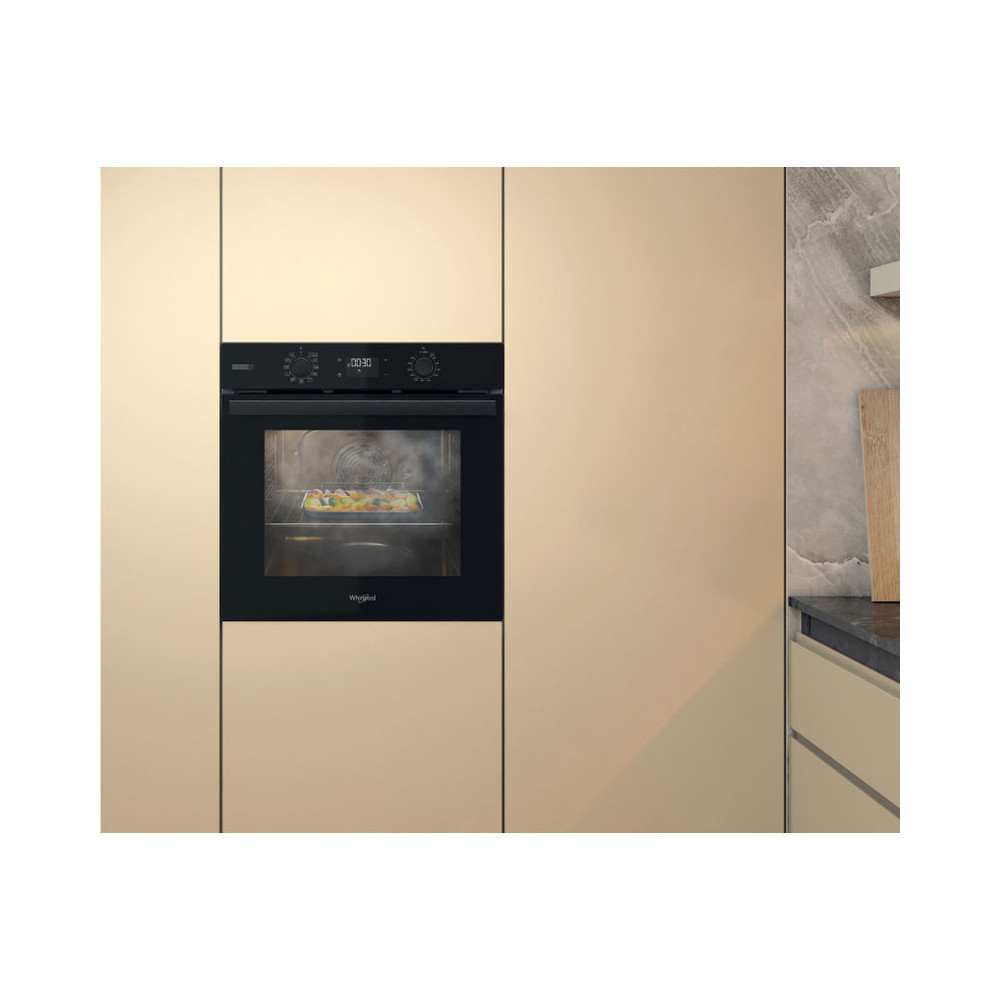 Four Électrique Encastrable WHIRLPOOL OMSR58CU1SB 71L - Noir