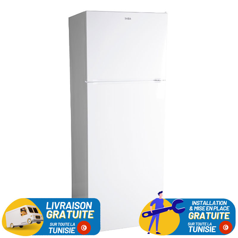 Réfrigérateur SABA No Frost Double Portes 451 Litres / Blanc