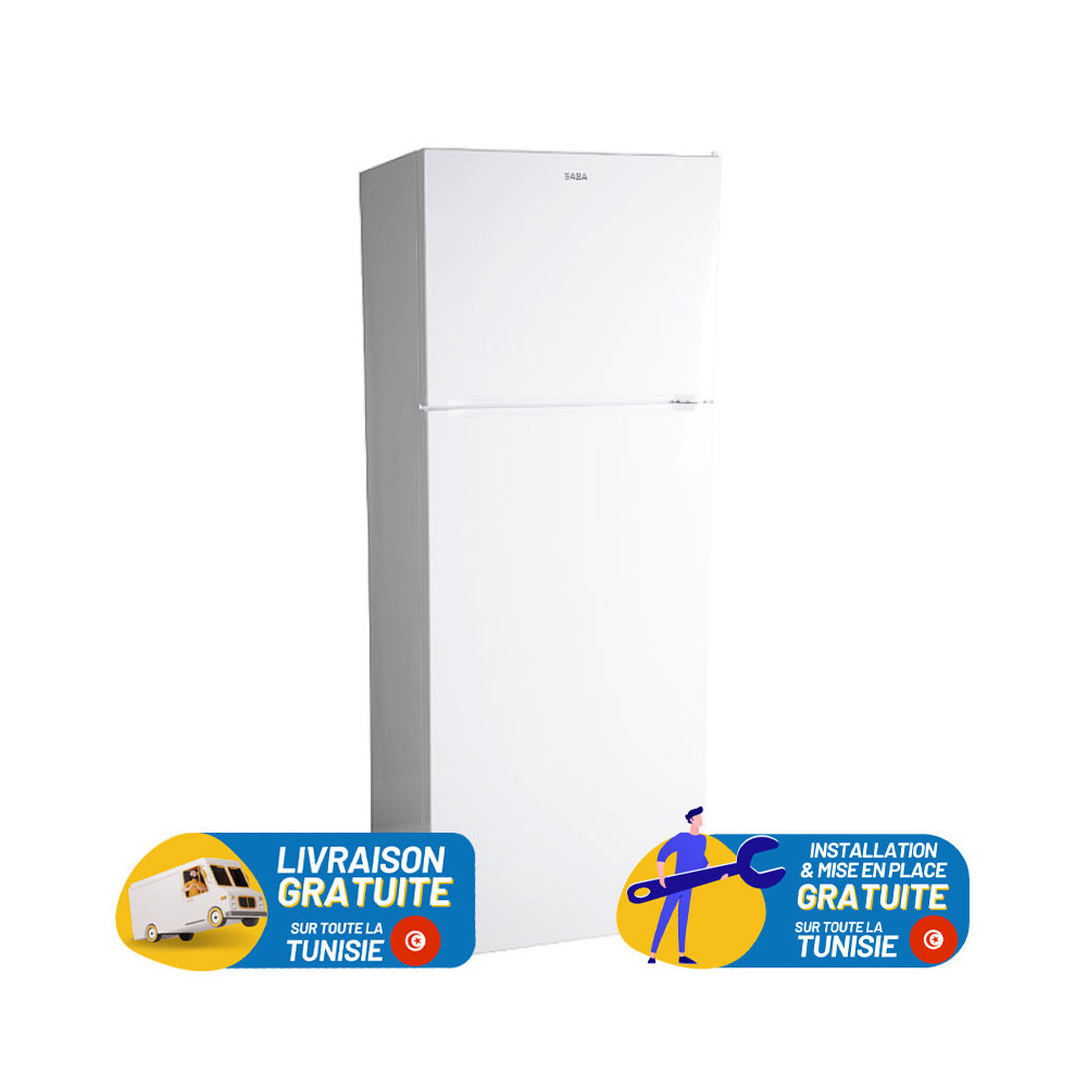 Réfrigérateur SABA No Frost Double Portes 451 Litres / Blanc