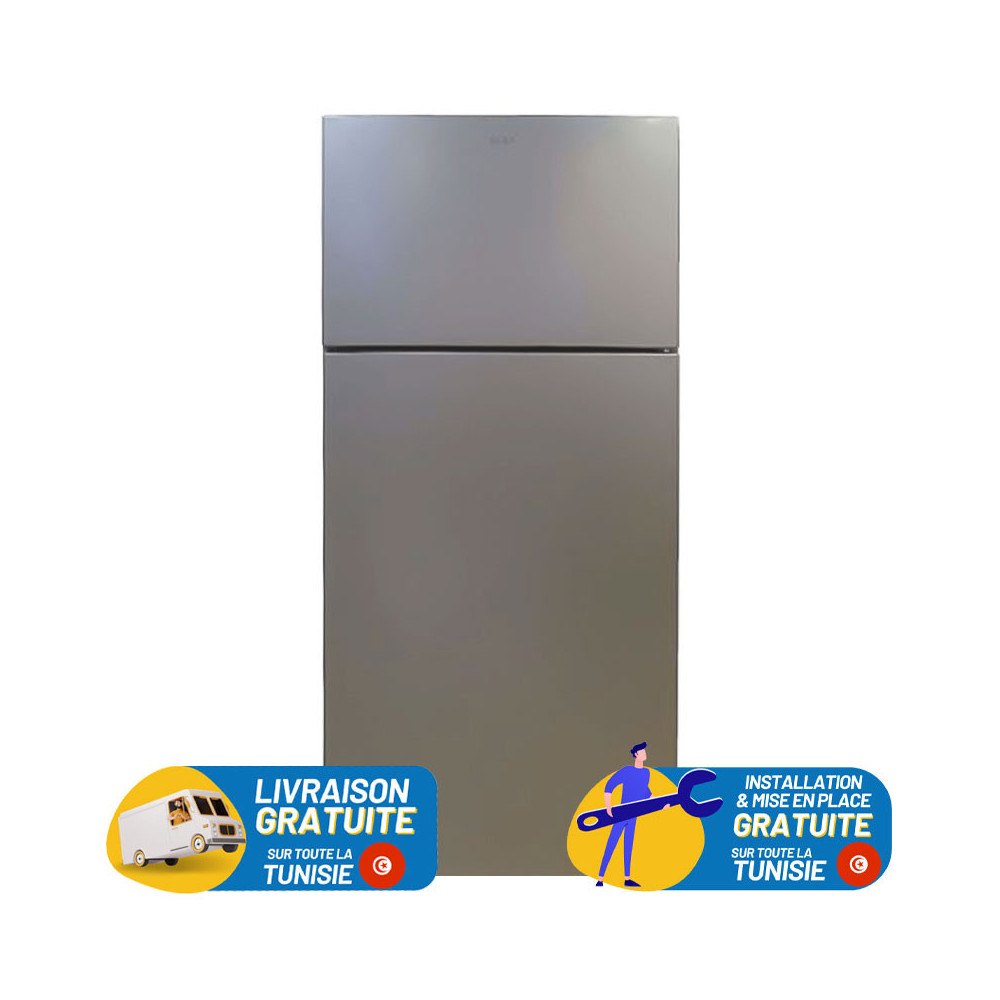 Réfrigérateur SABA No Frost Double Portes 543 Litres / Silver