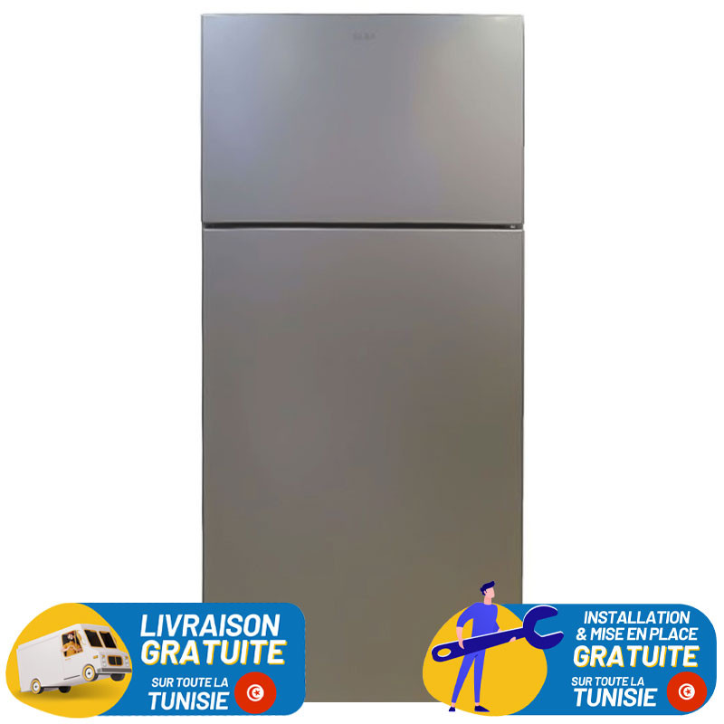 Réfrigérateur SABA No Frost Double Portes 575 Litres / Silver