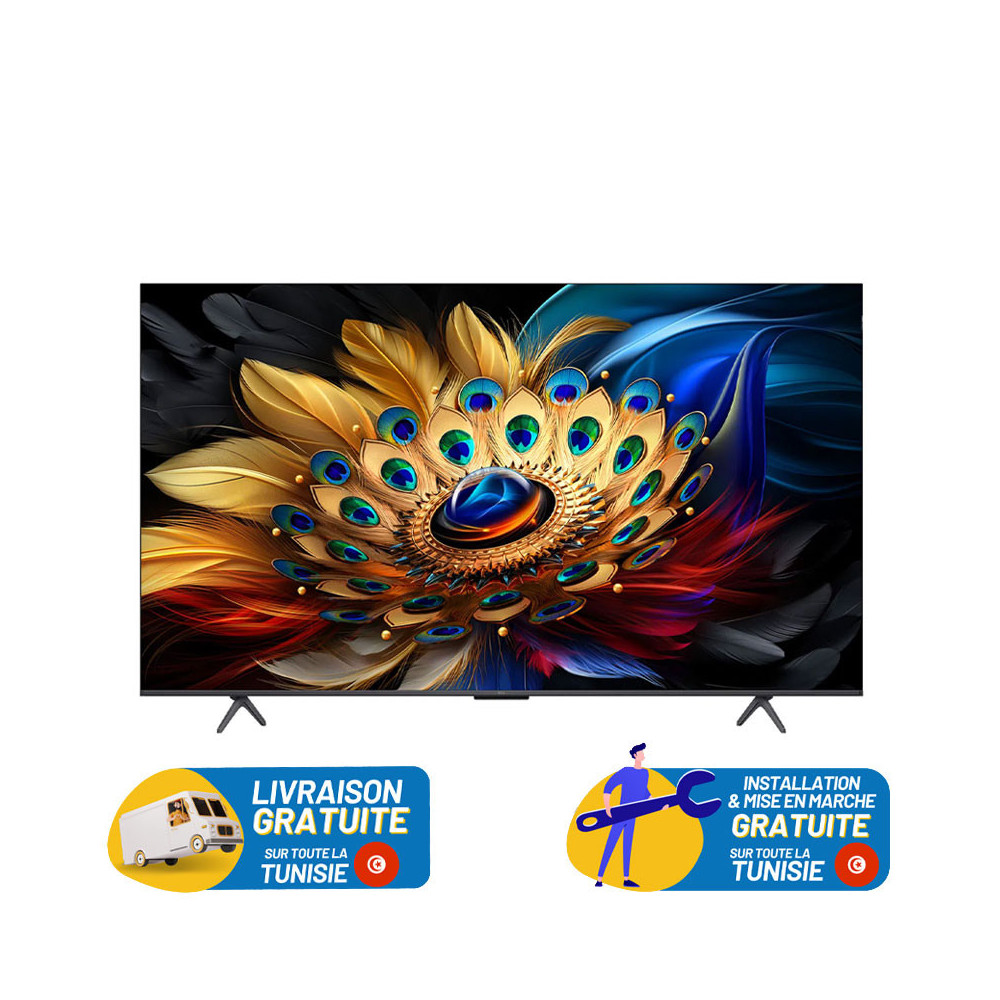 TV TCL 50" C655 QLED UHD 4K SMART GOOGLE TV