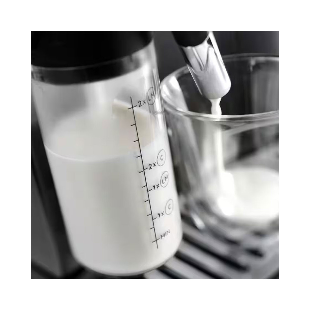 Machine à Café avec broyeur DELONGHI Titane Noir