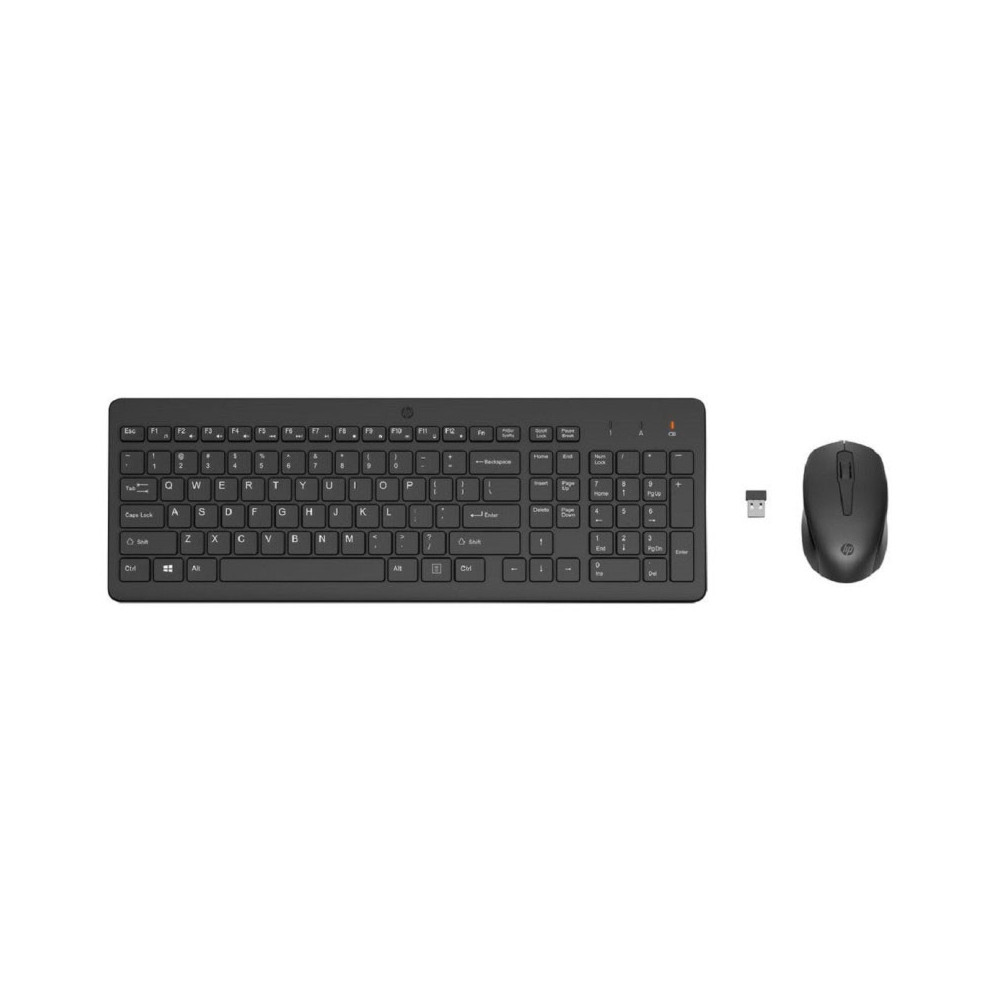 ENSEMBLE CLAVIER ET SOURIS SANS FIL HP 330 AVEC VOYANTS LED - COMBO FR ARABISE