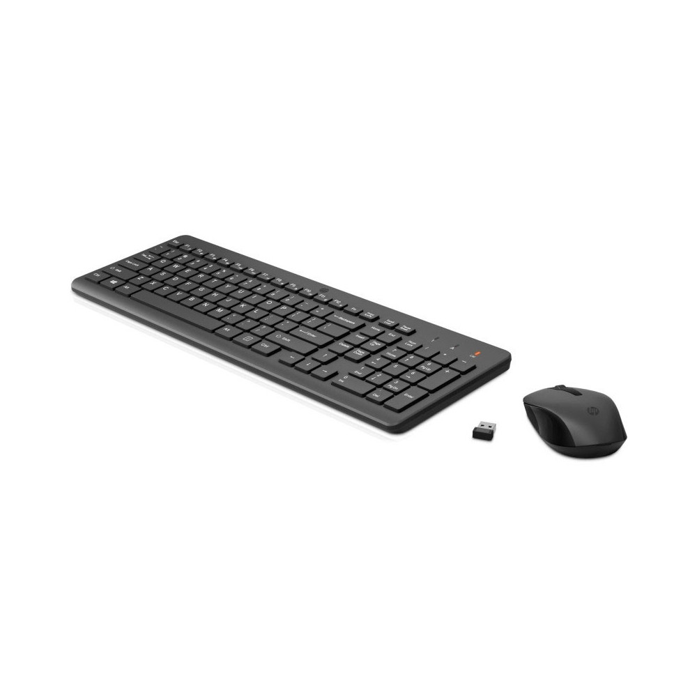 ENSEMBLE CLAVIER ET SOURIS SANS FIL HP 330 AVEC VOYANTS LED - COMBO FR ARABISE
