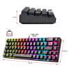 Clavier Gamer Filaire SPIRIT OF GAMER Xpert K150 RGB Switch Bleu - Noir