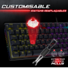 Clavier Gamer Filaire SPIRIT OF GAMER XPERT-K250 RGB Switch Rouge / Noir
