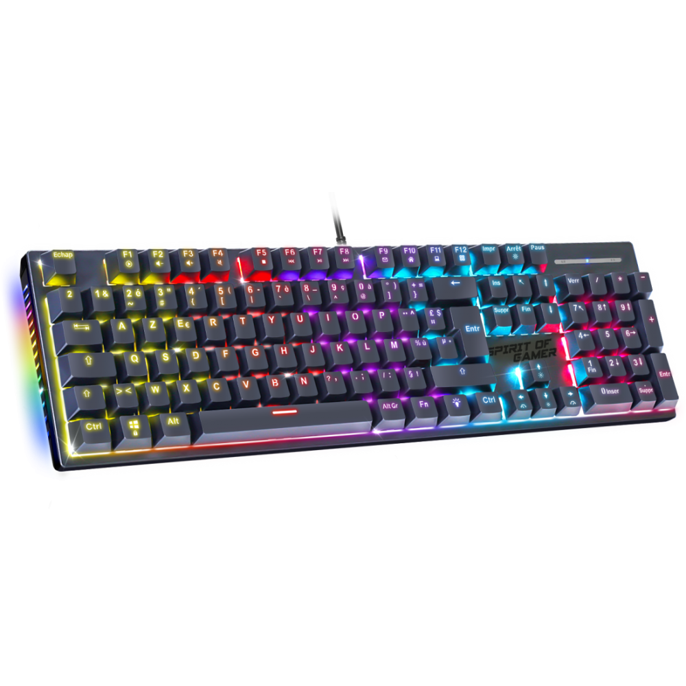 Clavier Gamer Filaire SPIRIT OF GAMER XPERT-K250 RGB Switch Rouge / Noir
