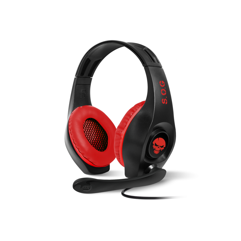 Micro Casque Gamer Filaire SPIRIT OF GAMER PRO NH5 - Noir&Rouge