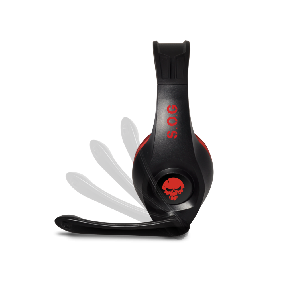 Micro Casque Gamer Filaire SPIRIT OF GAMER PRO NH5 - Noir&Rouge